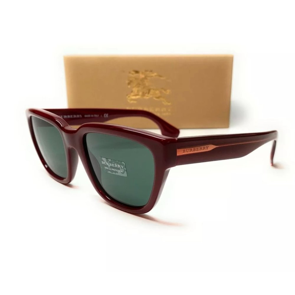 Burberry Women's Bordeaux Green Square Sunglasses!